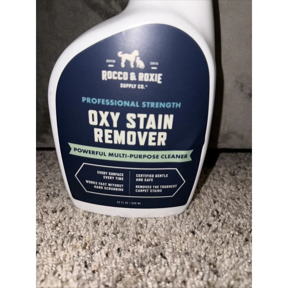 Rocco & Roxie Oxy Stain Remover 32oz Made In‎ The USA New